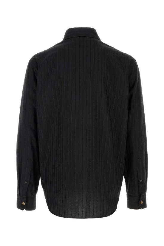 26FW 베르사체 긴팔 셔츠 10268161A18548 1B000 Black - VERSACE