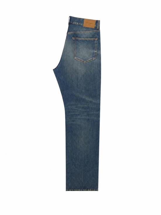 26FW 생로랑 스트레이트 팬츠 795478Y09XK 4338 NORTH MEDIUM BLUE - SAINT LAURENT