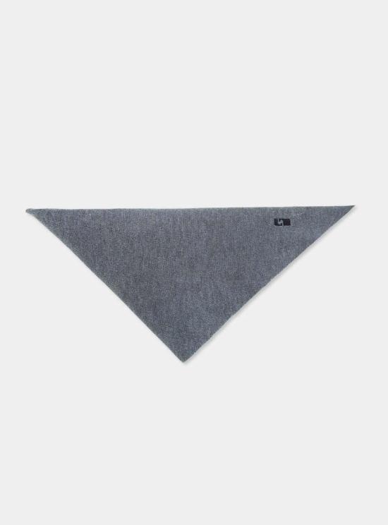  라감 머플러/스카프 오사카 라 스퀘어드 니트 스카프 그레이 - LAAGAM