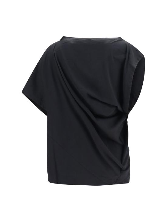  비비안웨스트우드 ORB 자수 로고 콘트라스트 칼라 긴팔 폴로 셔츠 1G01001GJ00BL N401 - VIVIENNE WESTWOOD
