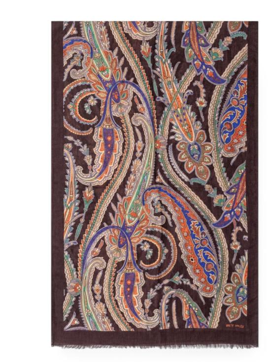 26FW 에트로 머플러/스카프 WATA0005AK1ELX0826 Dark brown - ETRO
