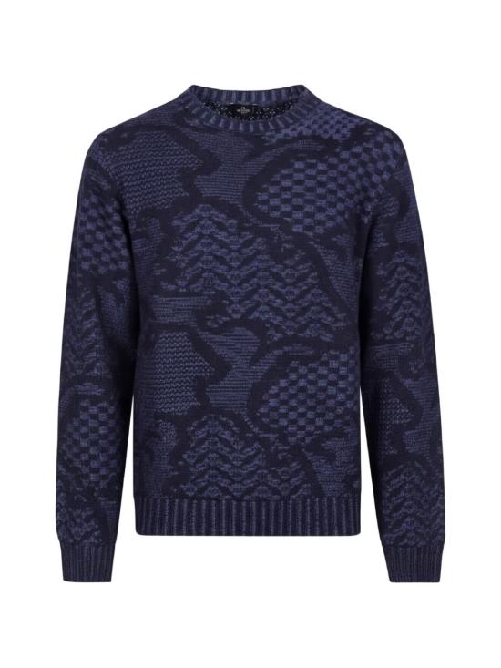 26FW 에트로 스웨터 MRKF0096AU11FB0065 Navy blue - ETRO