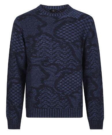26FW 에트로 스웨터 MRKF0096AU11FB0065 Navy blue
