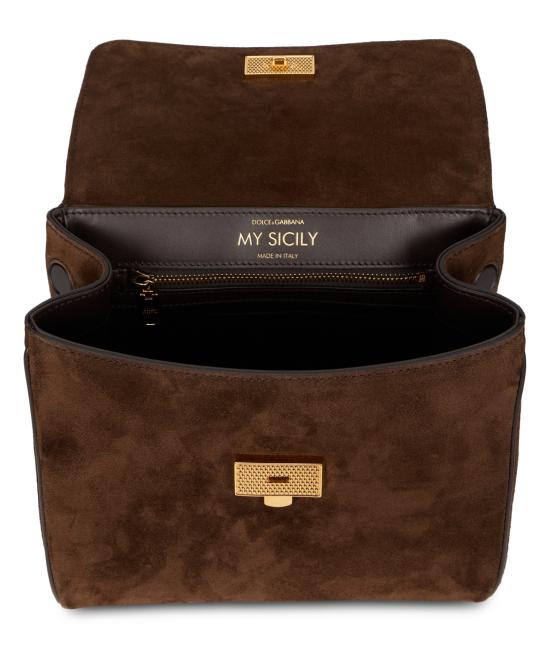 26FW 돌체앤가바나 마이 시실리 핸드백 BB7781BO9038M157 Dark brown - DOLCE & GABBANA