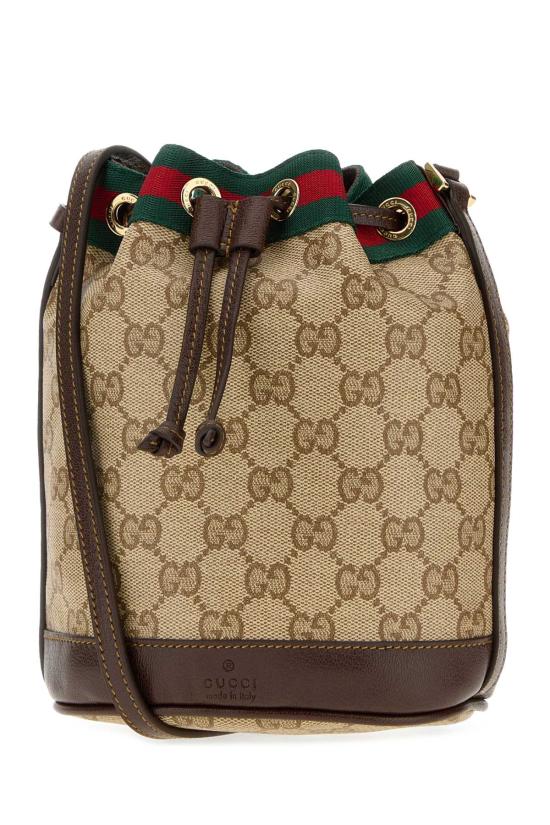 26FW 구찌 웹 미니 버킷백 876060FAF8R8547 Khaki - GUCCI