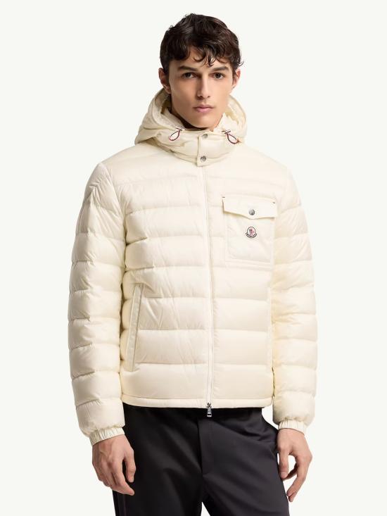 26FW 몽클레어 베리스 후드 쇼트 다운 자켓 L20911A00004599Q0050 Cream - MONCLER