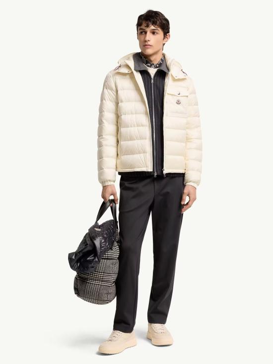 26FW 몽클레어 베리스 후드 쇼트 다운 자켓 L20911A00004599Q0050 Cream - MONCLER