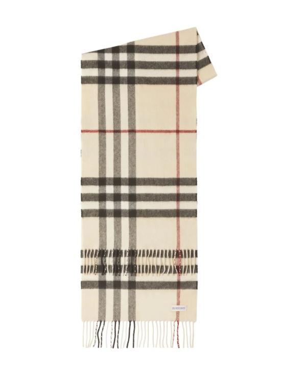 26FW 버버리 체크 캐시미어 스카프 8077884STONE Beige