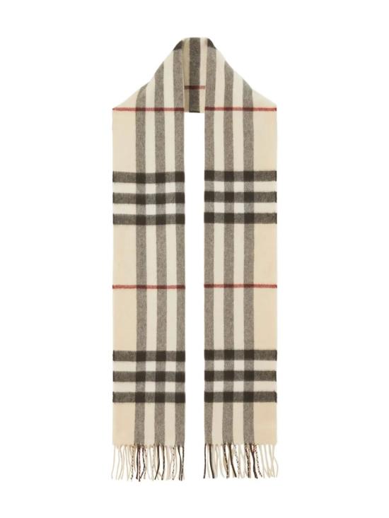 26FW 버버리 체크 캐시미어 스카프 8077884STONE Beige - BURBERRY