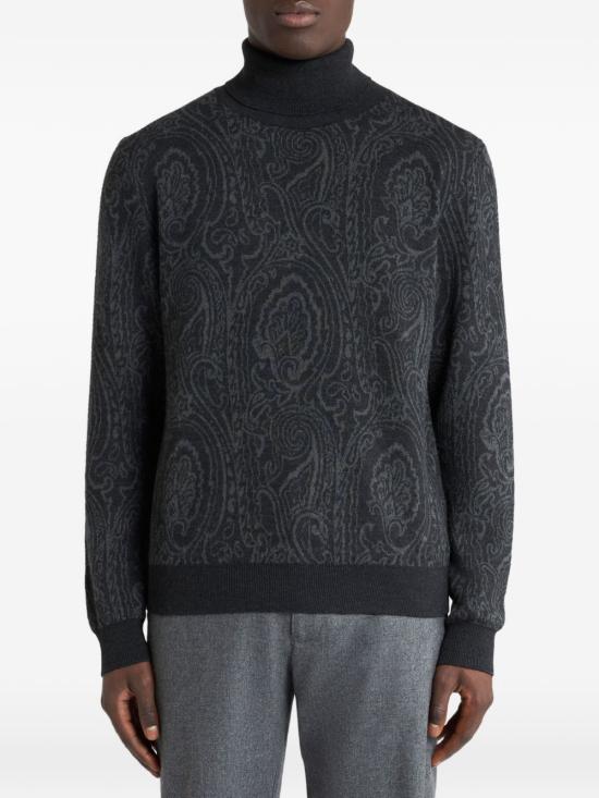 26FW 에트로 스웨터 MRKF0067AQ12XN0702 Black - ETRO