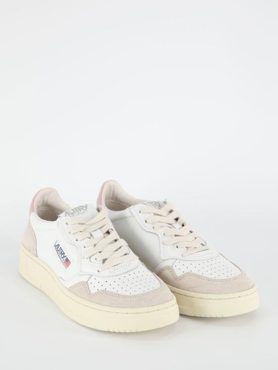 26FW 오트리 메달리스트 로우 레더 스니커즈 AULWLS37 Off white - AUTRY