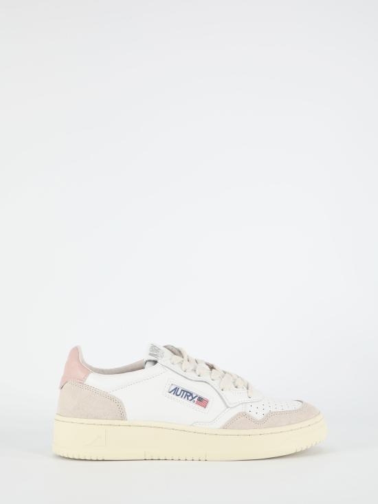 26FW 오트리 메달리스트 로우 레더 스니커즈 AULWLS37 Off white