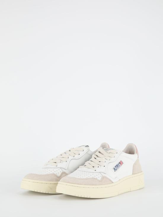 26FW 오트리 메달리스트 로우 레더 스니커즈 AULWLS37 Off white - AUTRY