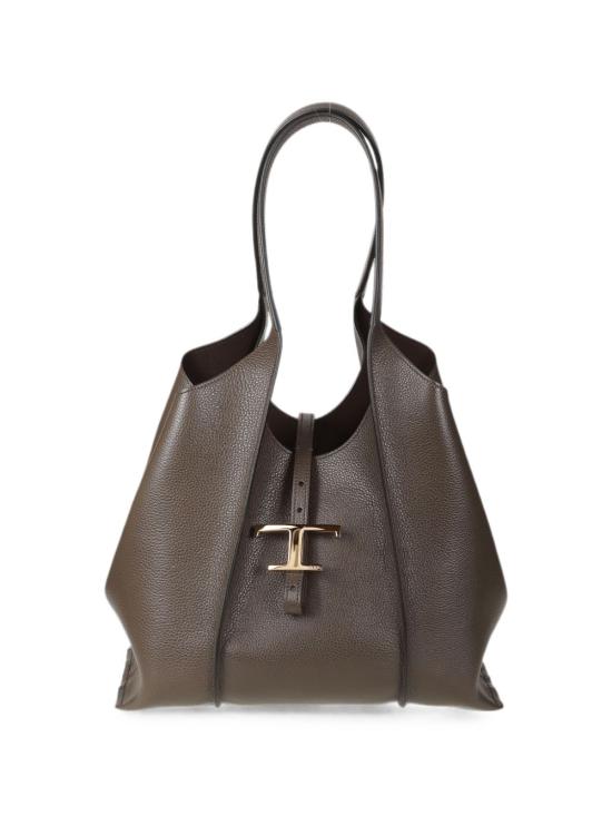 26FW 토즈 T 타임리스 쇼퍼 백 스몰 XBWTSBA0200XSOB208 Dark brown