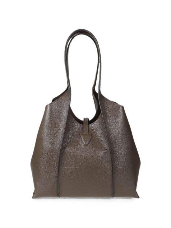 26FW 토즈 T 타임리스 쇼퍼 백 스몰 XBWTSBA0200XSOB208 Dark brown - TODS