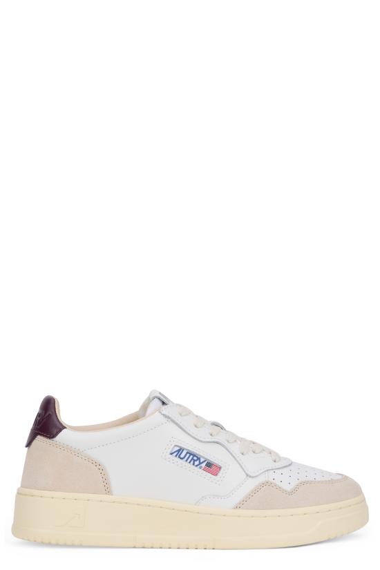 26FW 오트리 메달리스트 로우 레더 스니커즈 AULWLS18 Off white