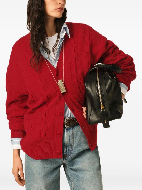 26FW 아미 스웨터 UKC393KN0189 A186 ROUGE RUBIS - AMI