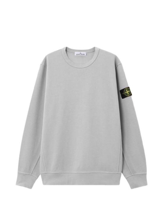 26FW 스톤 아일랜드 오가닉 코튼 인터락 맨투맨 L2S156100017S0472 V0060 GRAY - STONE ISLAND