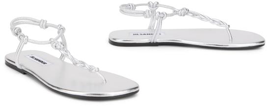 26SS 질샌더 샌들 J16WP0144P4565056 Silver - JIL SANDER