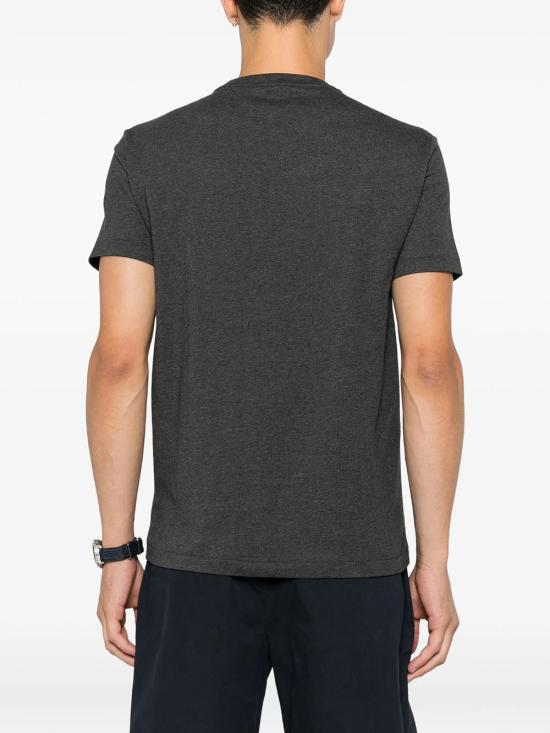 26FW 폴로 랄프로렌 포니로고 자수 반팔 티셔츠 710671438 548 GREY - POLO RALPH LAUREN