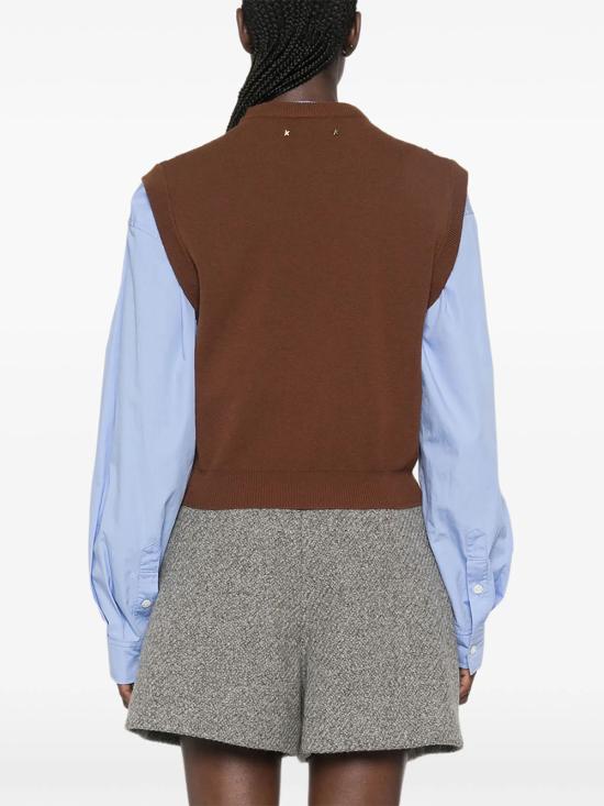 26FW 골든구스 스웨터 GWP02824P002676 83442 BROWN - GOLDEN GOOSE