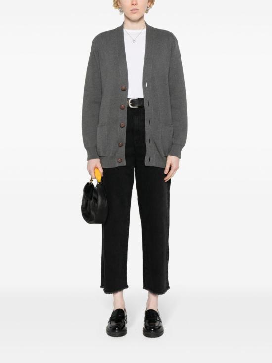 26FW 골든구스 코튼 버튼 가디건 GWP00950 P00066260304 GREY - GOLDEN GOOSE