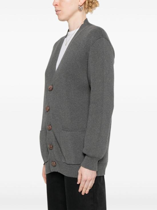 26FW 골든구스 코튼 버튼 가디건 GWP00950 P00066260304 GREY - GOLDEN GOOSE