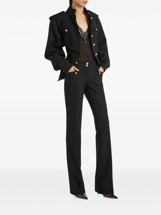 26FW 발망 스트레이트 팬츠 PA00000000650PA BLACK - BALMAIN