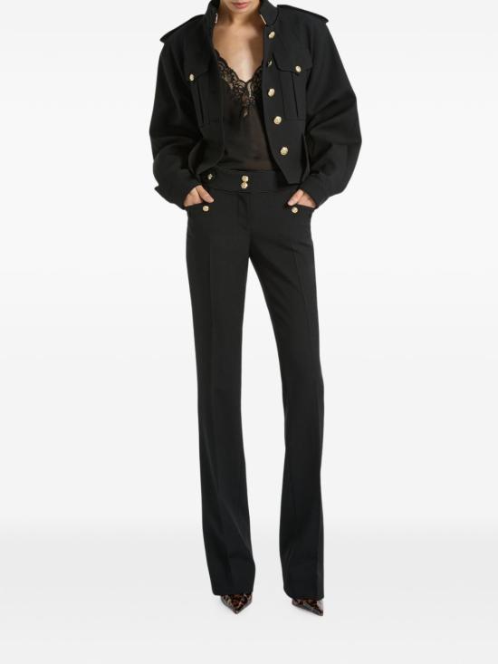 26FW 발망 스트레이트 팬츠 PA00000000650PA BLACK - BALMAIN