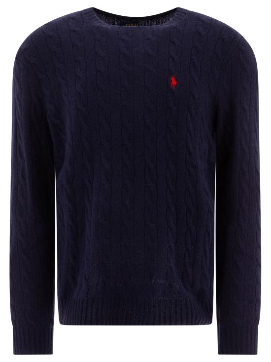 26FW 폴로 랄프로렌 케이블 니트 스웨터 710876762002HUNTERNAVY BLUE
