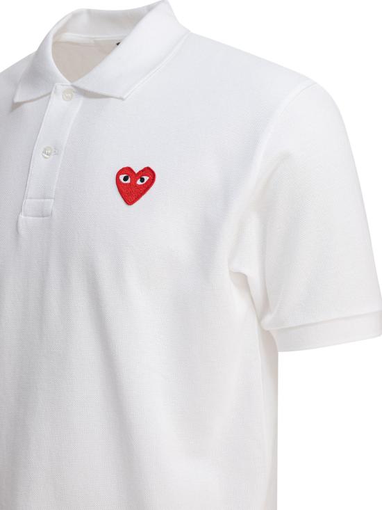 26FW 꼼데가르송 폴로 티셔츠 AXT0060515WHITE - COMME DES GARCONS