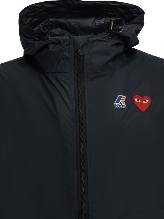 26FW 꼼데가르송 X 까웨 윈드 레인 자켓 AZJ5010511NAVY BLUE - COMME DES GARCONS