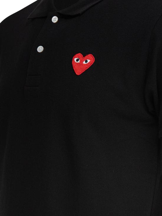 26FW 꼼데가르송 폴로 티셔츠 AXT0060511BLACK - COMME DES GARCONS