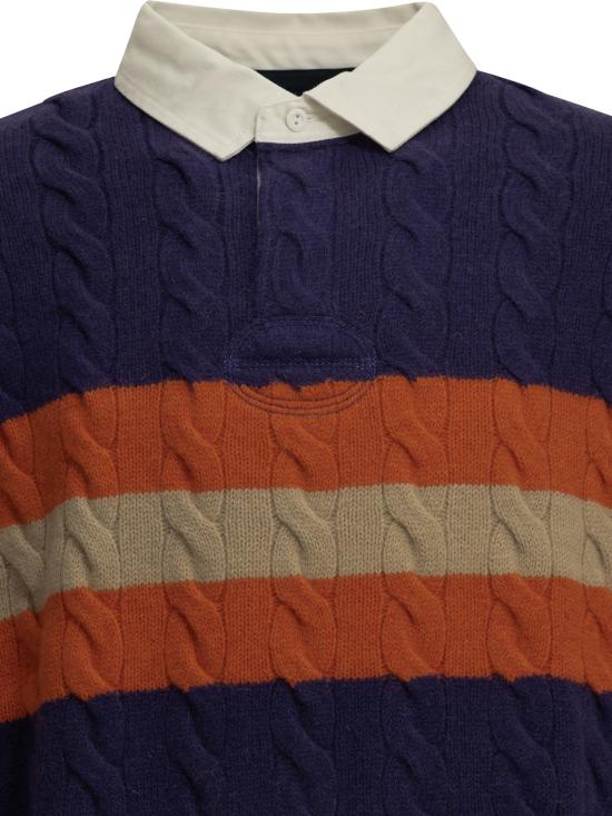 26FW 폴로 랄프로렌 스웨터 710B23897001PURPLECOMBO - POLO RALPH LAUREN