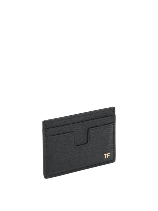 26FW 톰포드 스몰 그레인 레더 클래식 카드 홀더 YM232LCL081GNAA BLACK - TOMFORD