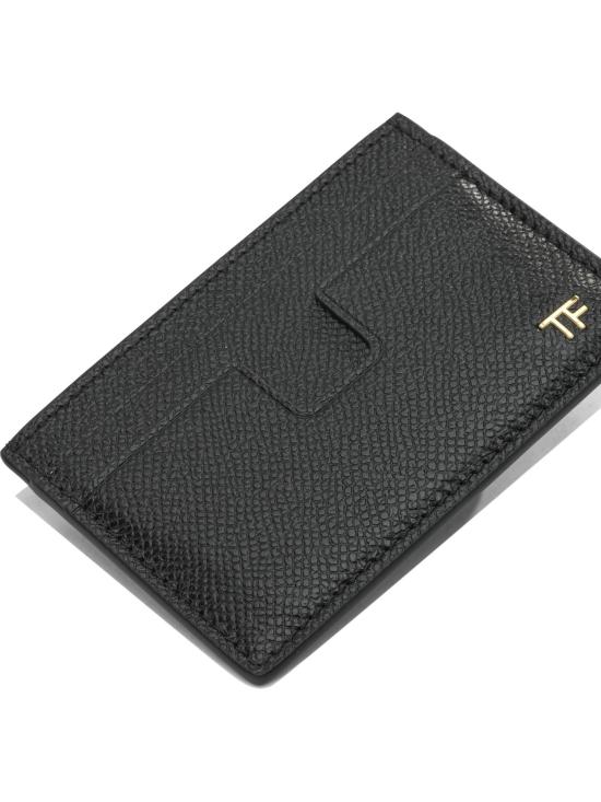 26FW 톰포드 스몰 그레인 레더 클래식 카드 홀더 YM232LCL081GNAA BLACK - TOMFORD