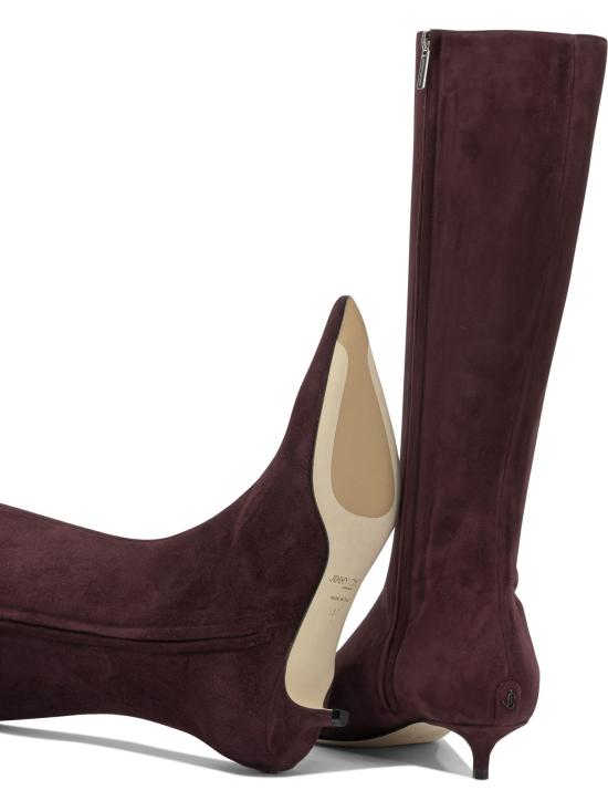26FW 지미추 부츠 AMISKB35SUEDEEPMERLOT BORDEAUX - JIMMY CHOO