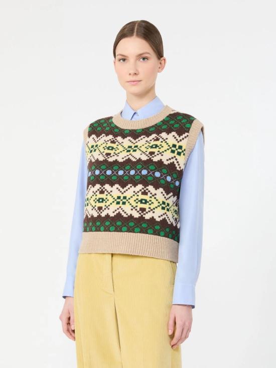26FW 위켄드막스마라 베스트 2625356032600003 GREEN - WEEKEND MAX MARA