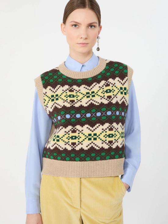 26FW 위켄드막스마라 베스트 2625356032600003 GREEN - WEEKEND MAX MARA