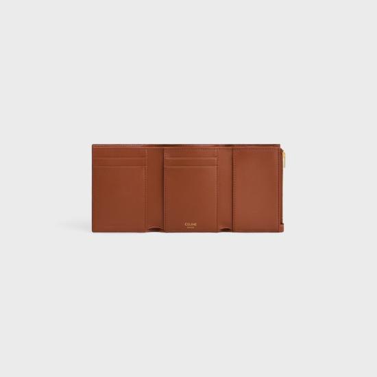 26FW 셀린느 니노 파인 스트랩 지갑 10M963GHH 04LU TAN - CELINE