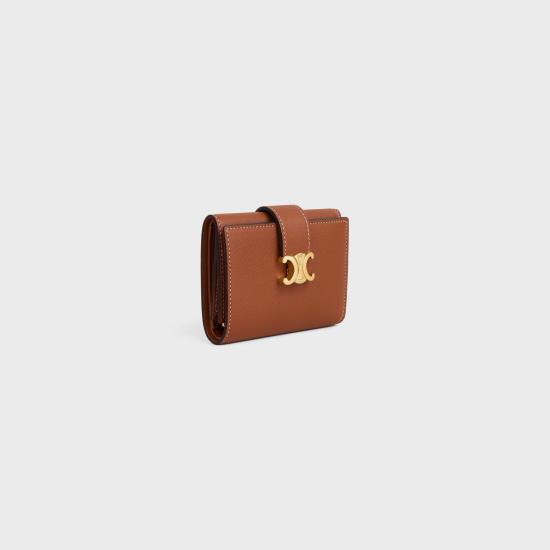 26FW 셀린느 니노 파인 스트랩 지갑 10M963GHH 04LU TAN - CELINE