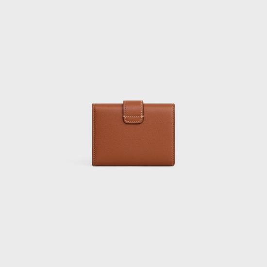 26FW 셀린느 니노 파인 스트랩 지갑 10M963GHH 04LU TAN - CELINE