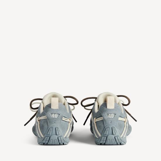 26FW 발렌시아가 레이더 벨베티 스니커즈 865704WSTSU 1920 GREYWHTBRW - BALENCIAGA