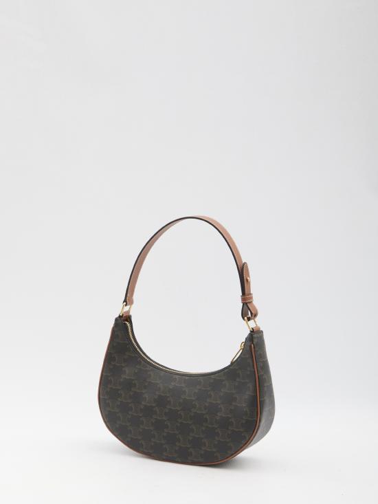 26FW 셀린느 아바 트리옹프 캔버스 카프스킨 백 193952BZJ 04LU TAN - CELINE