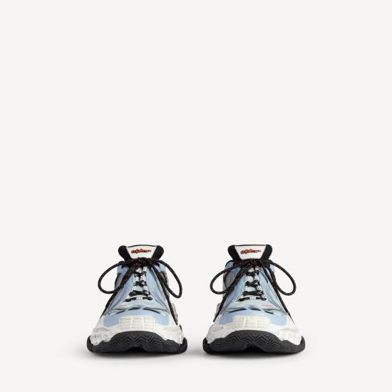 26FW 발렌시아가 트리플 S.2.0 그래디언트 스니커즈 865849WTR2G 4917 BLUEWHTBLK - BALENCIAGA