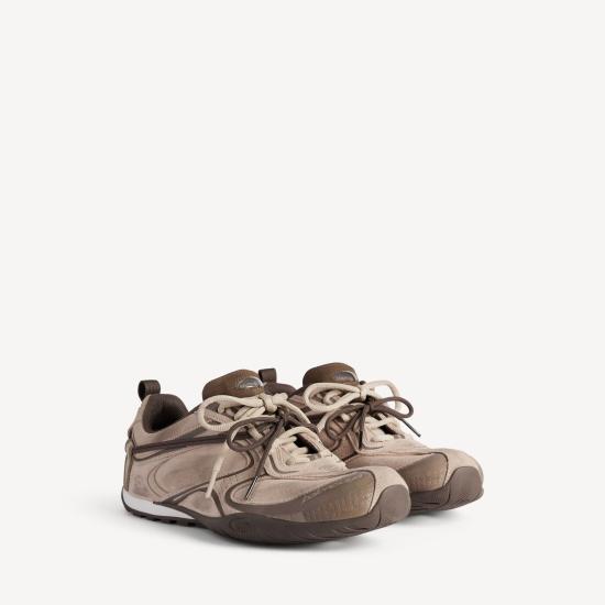 26FW 발렌시아가 레이더 벨베티 스니커즈 865704WSTSU 9020 BEIGEBROWN - BALENCIAGA