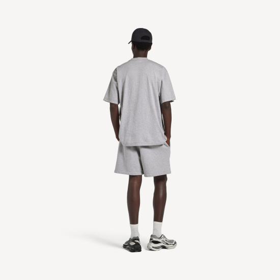 26FW 발렌시아가 웻 브러시 미디엄 핏 티셔츠 764235TUVJ8 1302 HEATHRGREY - BALENCIAGA