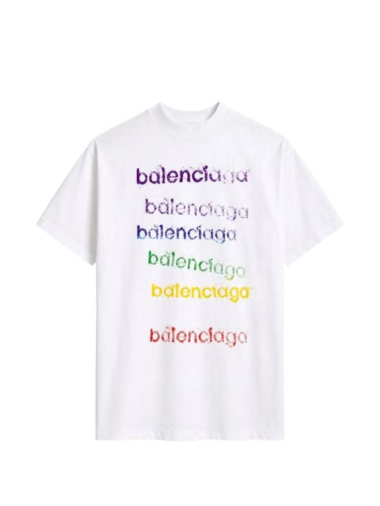 26FW 발렌시아가 반팔 티셔츠 850345TVVK9 9000 WHITE
