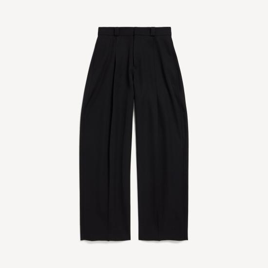 26FW 발렌시아가 릴렉스드 커브 팬츠 A009JYTSU22 1000 BLACK