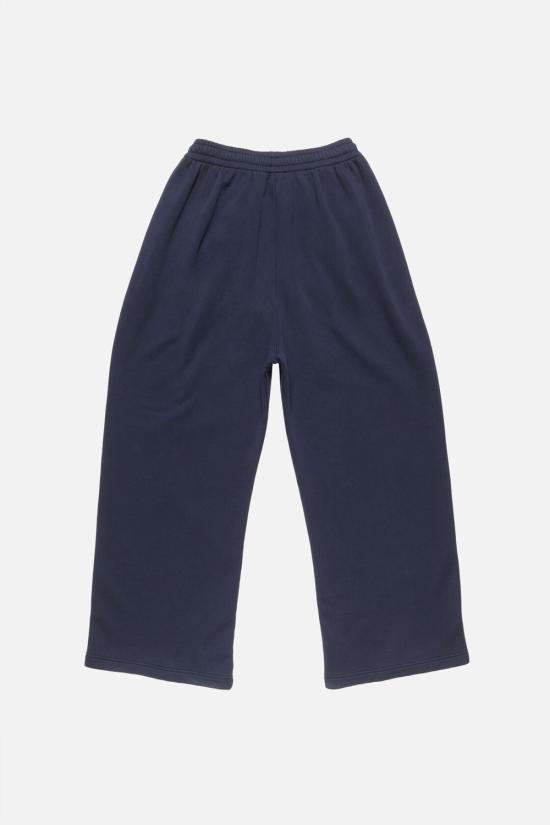 26FW 아크네 스튜디오 플리스 로고 스웨트팬츠 CK0142RWUXTROU000002 833 DARKNAVY - ACNE STUDIOS